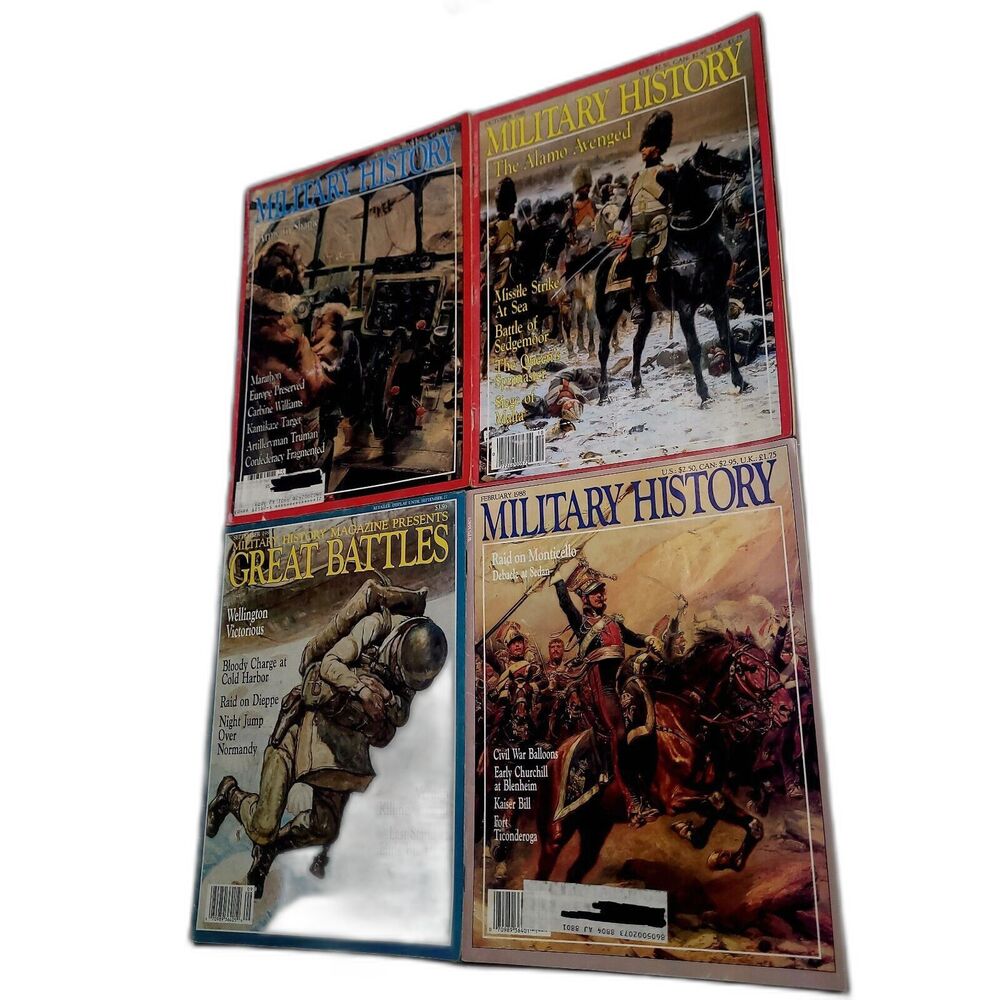 Lot of 28 VTG Military History 1986 88 89 90 91 92 93 02 03 Magazines WW2 WW1